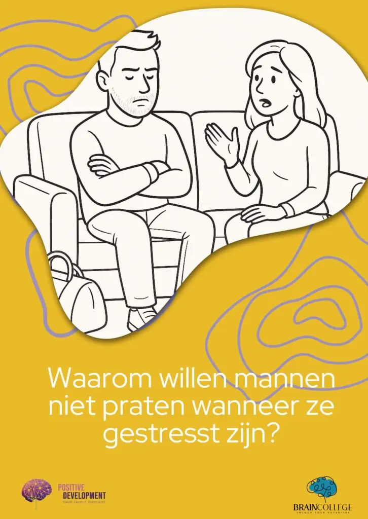 waarom wil een man liever niet praten wanneer hij gestresst is?