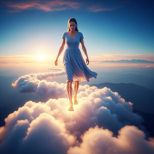 Composition,Neuropathy,Walking,On,Clouds